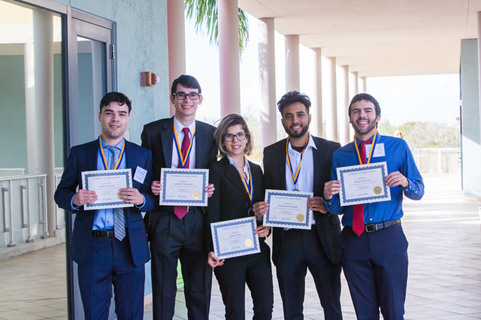College of Business Students with Awards
